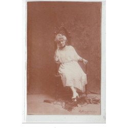 NICE : carte photo de la marquise de Pauebeuf ? - très bon état