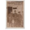 MARSEILLE : carte photo de militaires devan le bar """"chez Lucien"""" en 1930 - très bon état