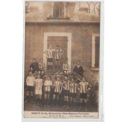 carte photo - CADETS Notre Dame, champions Côte Basque - Pyrénées U.G.S.E.L. (football - sports)