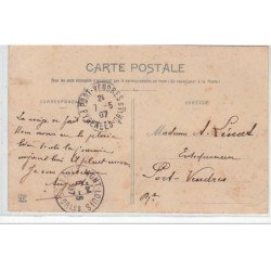 MONT LOUIS :  départ du tracteur a vapeur (autobus) (LABOUCHE) - très bon état