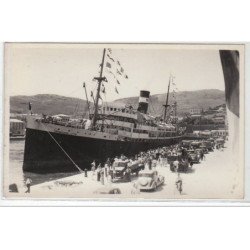 PORT VENDRES : carte photo du bateau """"LEPINE"""" (photo Sanchez) - très bon état