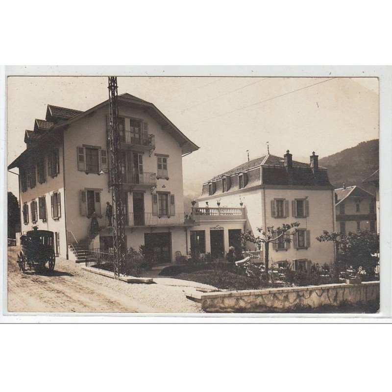 SAINT GERVAIS : carte photo de l'omnibus (hôtel) - très bon état SAINT GERVAIS : carte photo de l'omnibus (hôtel) - très bon état