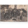 carte photo de pêcheurs (envoyée de LA CHARTRE SUR LE LOIR) - très bon état