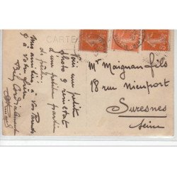 carte photo de pêcheurs (envoyée de LA CHARTRE SUR LE LOIR) - très bon état