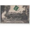 carte photo de la colonie de vacances du Chantier aux bords du Lac Léman en 1912 - très bon état