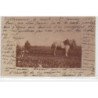 VILLENEUVE LE COMTE : carte photo d'une scène de labours en 1903 - très bon état