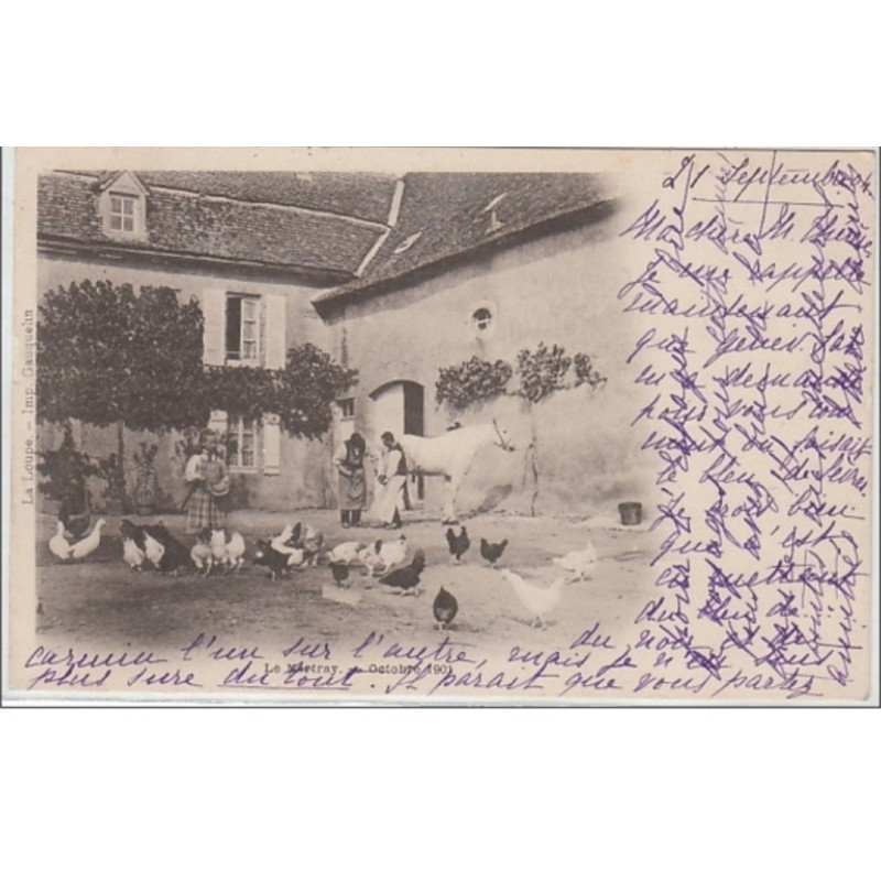 LE MARTRAY : un maréchal ferrant à l'intérieur de la ferme - très bon état