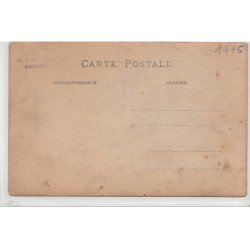 BELFORT : carte photo des pompiers et de leurs camions en 1915 - très bon état