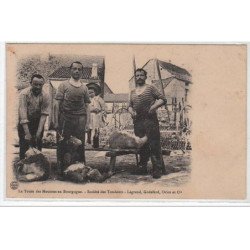 La tonte des moutons en Bourgogne - société des tondeurs - Legrand, Godeferd, Oriot et cie - très bon état