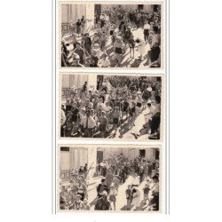 SERMIZELLES : lot de 3 photos format cpa du concours de pêche - très bon état