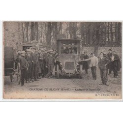 BLIGNY : le départ de l'automobile au château de Bligny - bon état (petites piqûres)