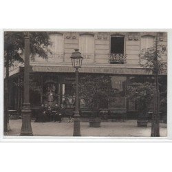 PANTIN : carte photo du café restaurant Garreiron au 61 rue Hoche vers 1910 - très bon état
