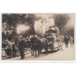 BAYONNE : carte photo (fête vers 1920-30) photo Ouvrard à Biarritz - bon état (une petite déchirure)