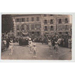 BAYONNE  : carte photo (fête vers 1920-30) photo Ouvrard à Biarritz - très bon état