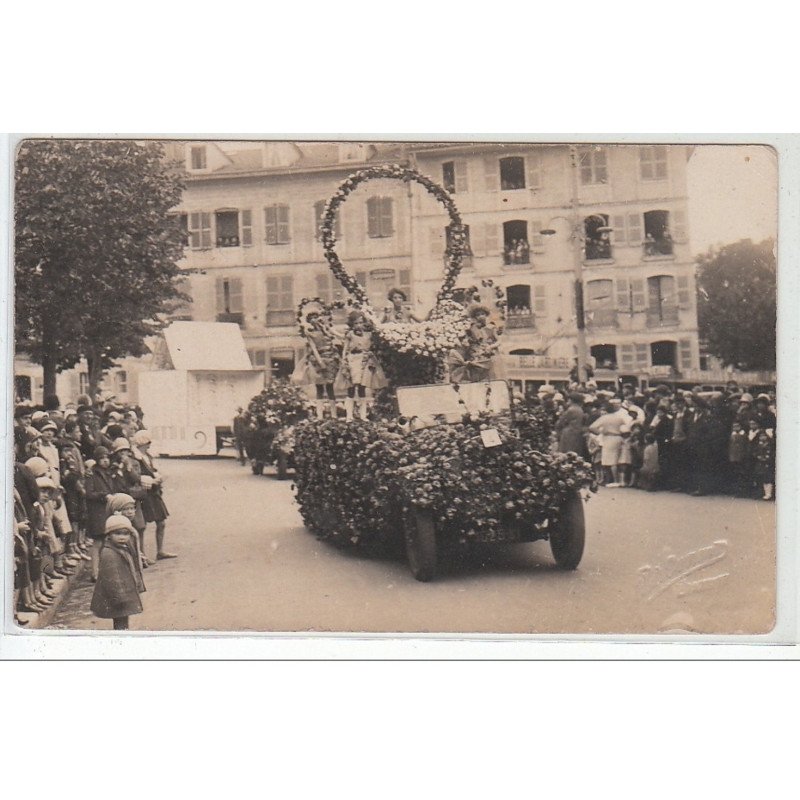 BAYONNE  : carte photo (fête vers 1920-30) photo Ouvrard à Biarritz - très bon état