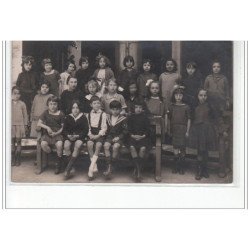 NICE : carte photo d'une classe du lycée en Mai 1922 - bon état (un pli)