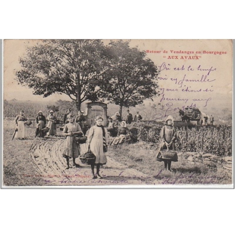 retour de vendanges """"aux Avaux"""" - très bon état