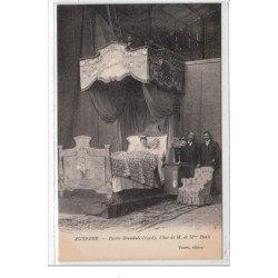 AUXERRE : partie illuminée (1908) - char de M. et Mme Denis - très bon état