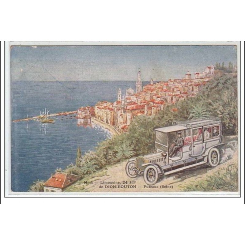 PUTEAUX : limousine, 24 HP de Dion-Bouton - très bon état PUTEAUX : limousine, 24 HP de Dion-Bouton - très bon état
