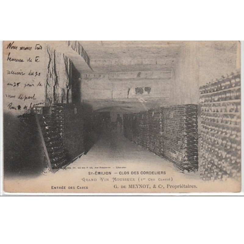 SAINT EMILION - clos des cordeliers - très bon état