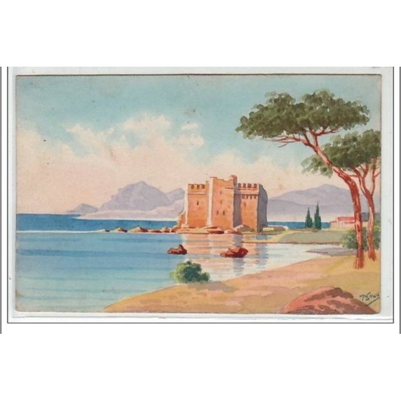 ILE SAINT HONORAT : château fort de l'Ile St Honorat - près Cannes - très bon état