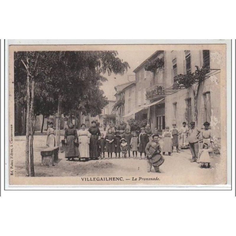 VILLEGAILHENC : la promenade - état