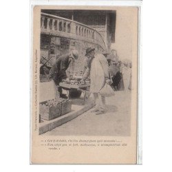 TYPE CHARENTAIS : marchand de champignons - très bon état