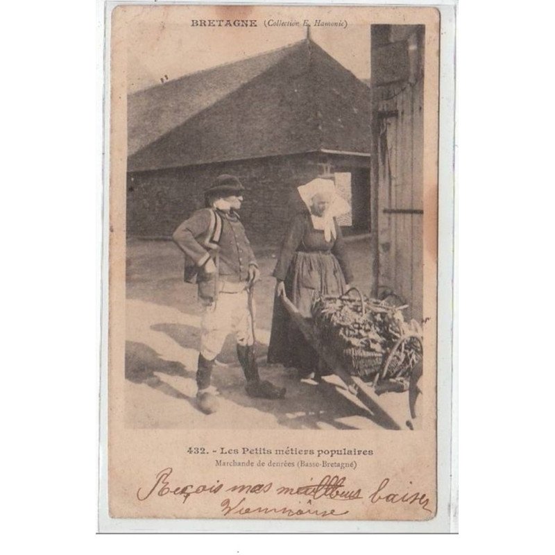 Les petits métiers populaires : marchande de denrées - très bon état
