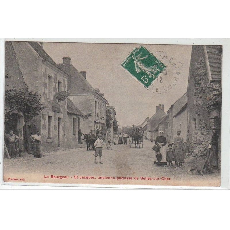 LE BOURGEAU : st Jacques, ancienne paroisse de Seilles Sur Cher - très bon état