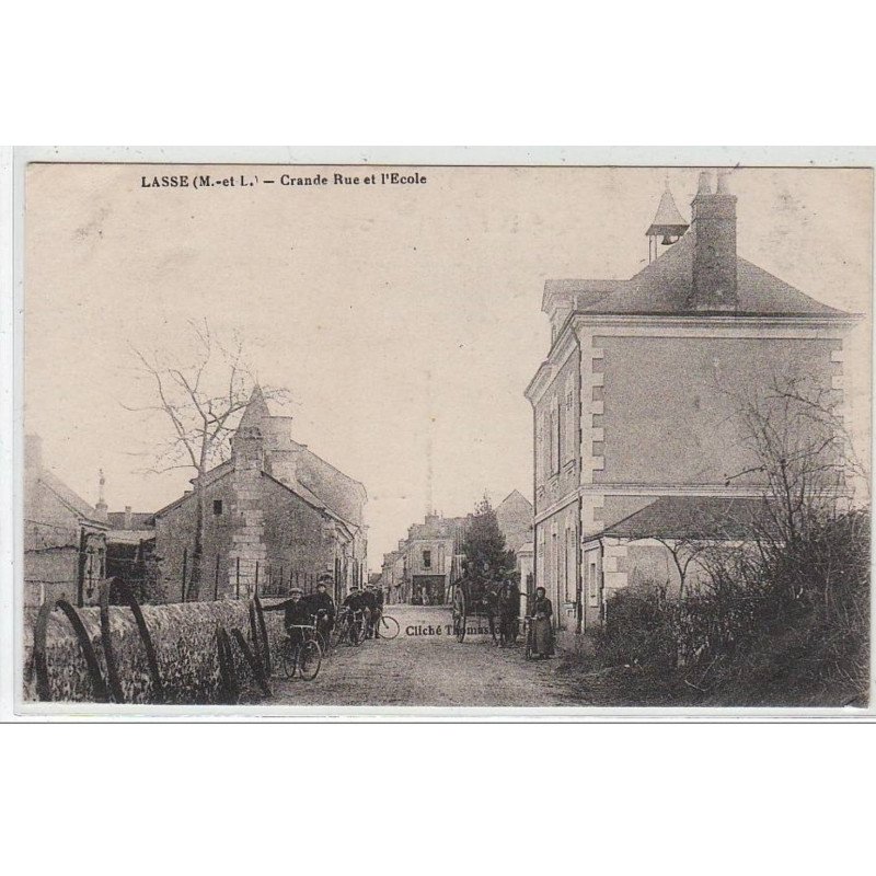 LASSE : grande rue et l'école - très bon état