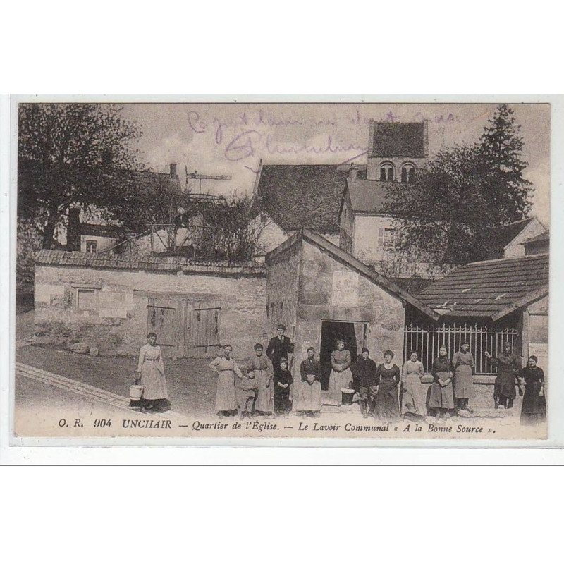 UNCHAIR : quartier de l'église - le lavoir communal """"A la Bonne Source"""" - très bon état