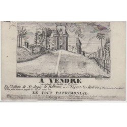 NOGENT LE ROTROU : annonce de la vente du château de Saint Jean de Béthune - très bon état