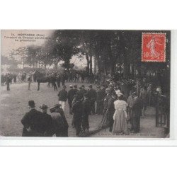 MORTAGNE - Concours de chevaux percherons - la présentation - très bon état