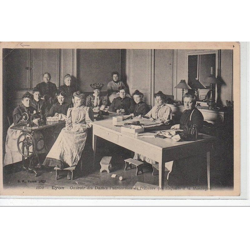 LYON - ouvroir des Dames Patronesses de l'Oeuvre des Enfants de la Montagne  - état
