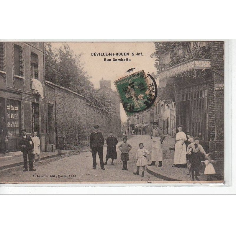 DEVILLE LES ROUEN - Rue Gambetta -  très bon état
