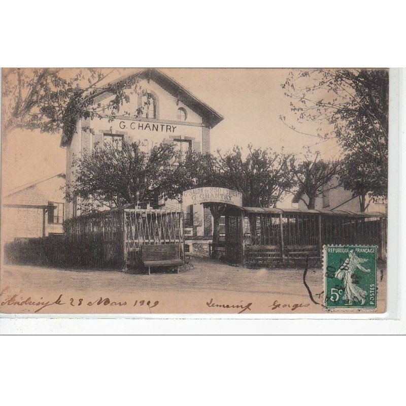 ANDRESY - Ets G.Chantry, pêcheur restaurateur - très bon état