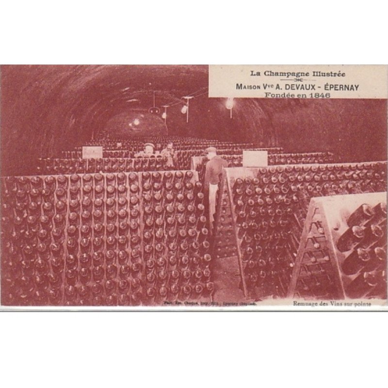 LA CHAMPAGNE ILLUSTREE : EPERNAY - maison Devaux - très bon état