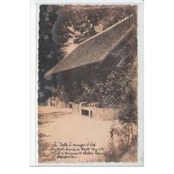 BREVANNES : la """"salle à manger"""" d'été chez oncle Emile et tante Marguerite - CARTE PHOTO - très bon état