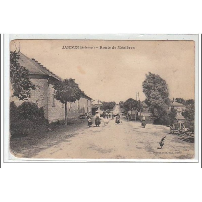 JANDUN : route de Mézières - état