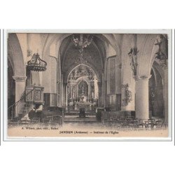 JANDUN : intérieur de l'église - très bon état
