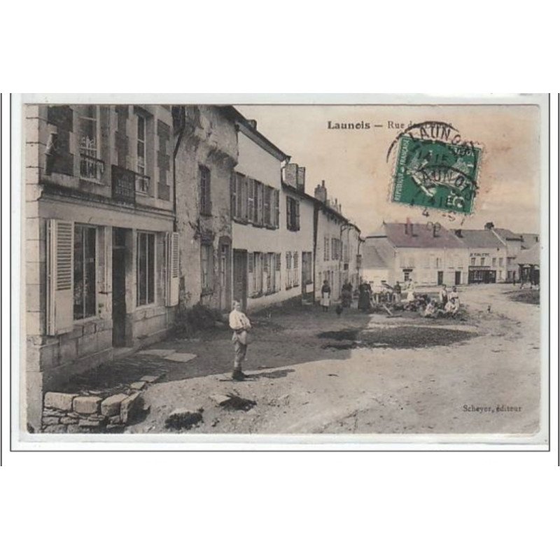 LAUNOIS : rue des Dames - état (décollée)