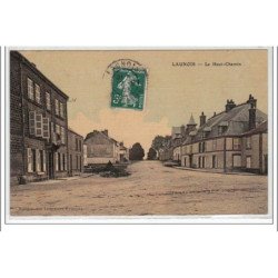 LAUNOIS : le Haut-Chemin - CARTE TOILEE - très bon état