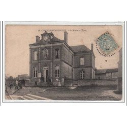 LE CHESNOIS-AUBONCOURT : la mairie et l'école - très bon état