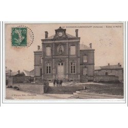 LE CHESNOIS-AUBONCOURT : écoles et mairie - très bon état