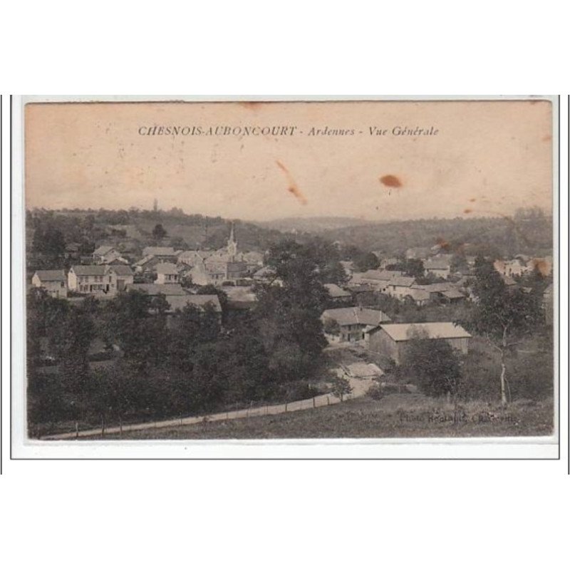 ARDENNES: CHESNOIS-AUBONCOURT : vue générale - très bon état