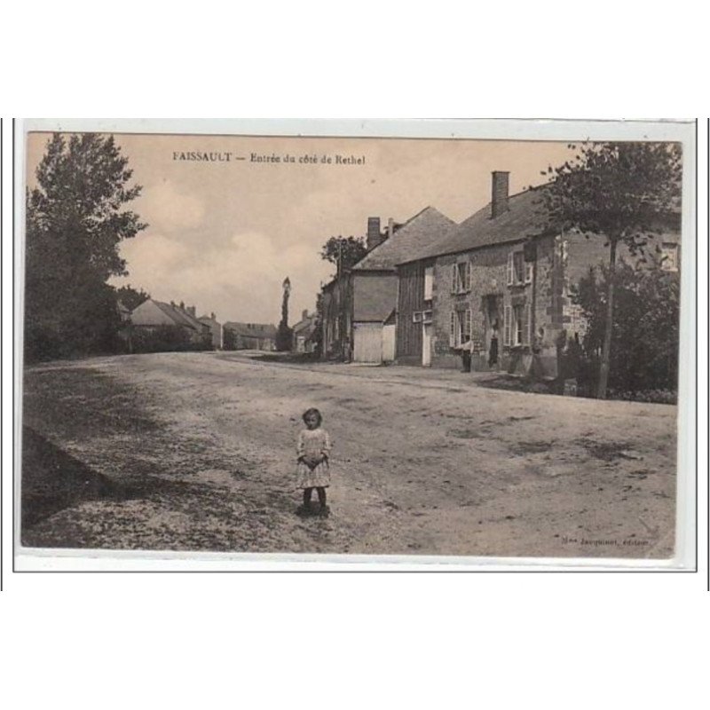 FAISSAULT : entrée du côté de Rethel - état
