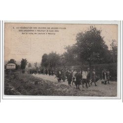 NEUVIZY : Fédération des Oeuvres de Jeunes Filles des Ardennes - 8 août 1920 - très bon état