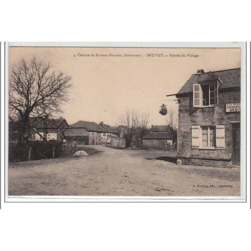 NEUVIZY : entrée du village - canton de Novion-Porcien - très bon état