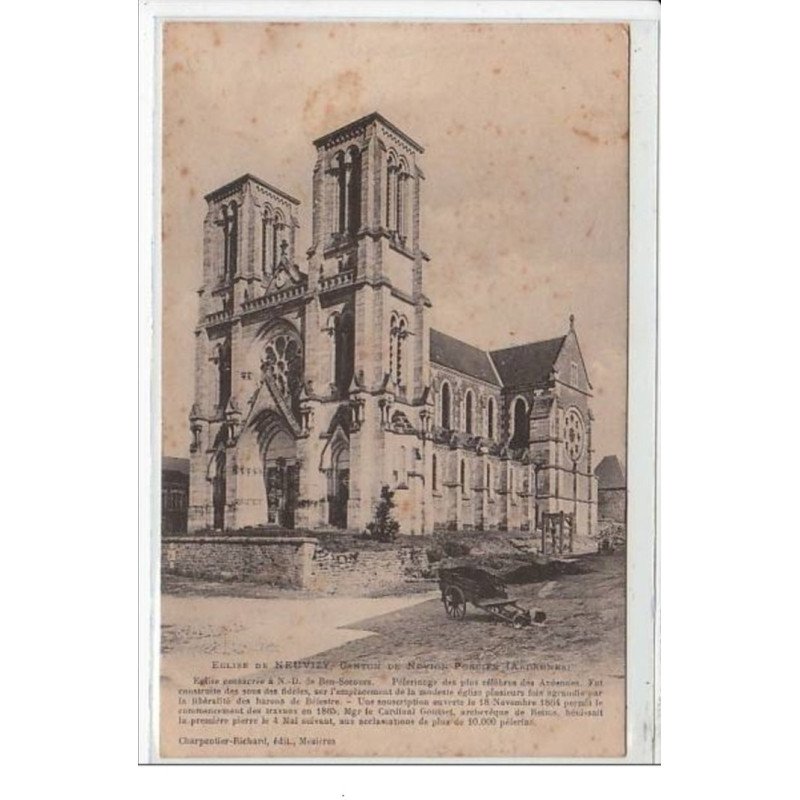 NEUVIZY : église de Neuvizy - canton de Novion-Porcien - état