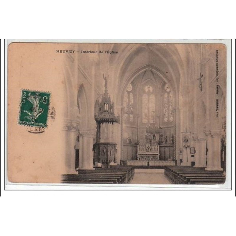 NEUVIZY : intérieur de l'église - état
